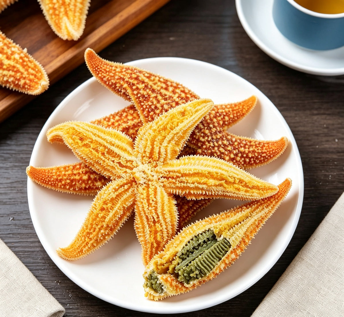 Golden Sea Star Delicacies: A Taste of the Ocean