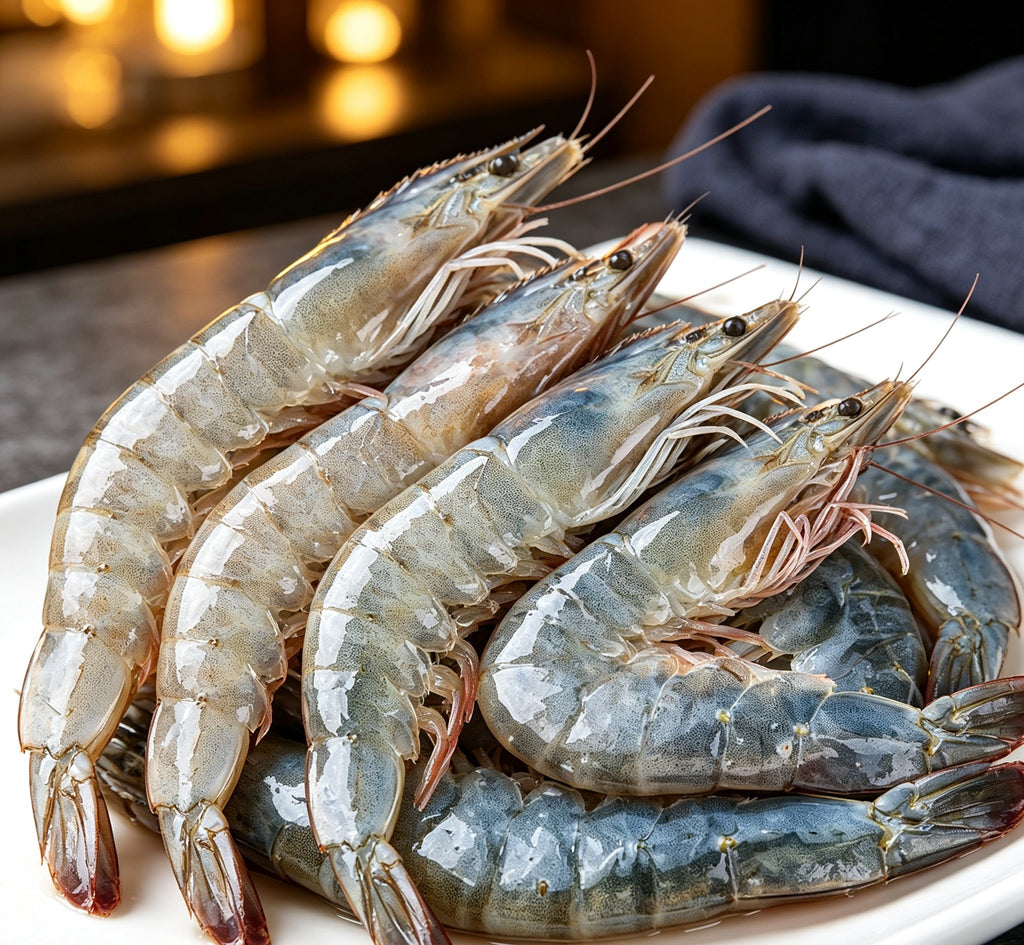 Fresh Jumbo Prawns: Plump, Tender, and Flavorful