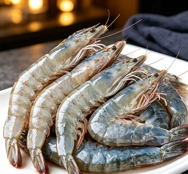 Fresh Jumbo Prawns: Plump, Tender, and Flavorful