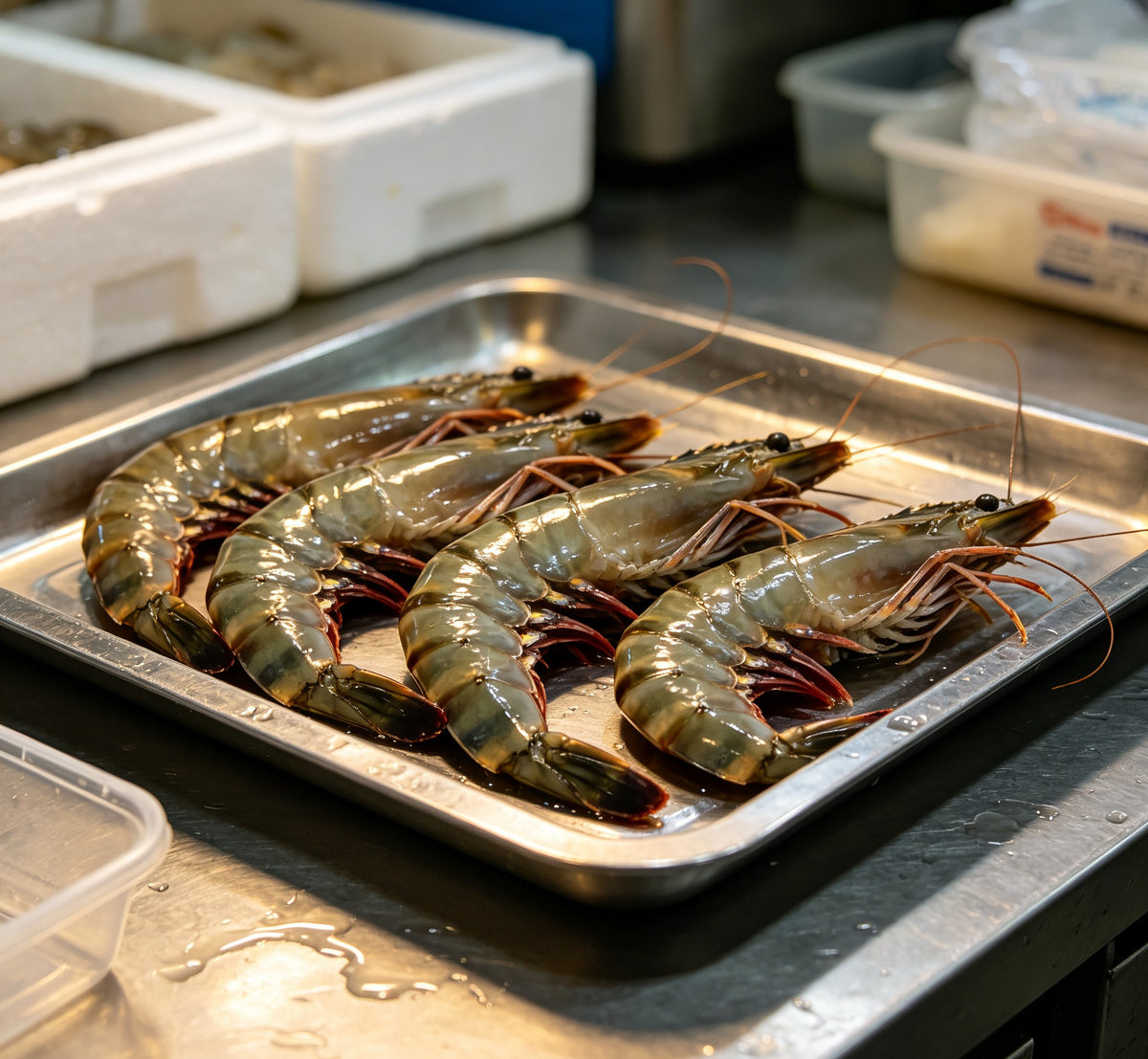 Fresh Jumbo Prawns: Plump, Tender, and Flavorful