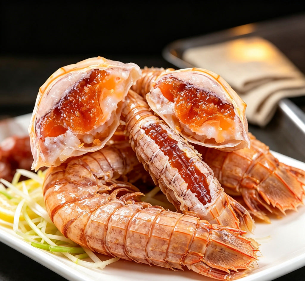 Royal Seafood Delight: Fresh Prawns & Lobster Tails